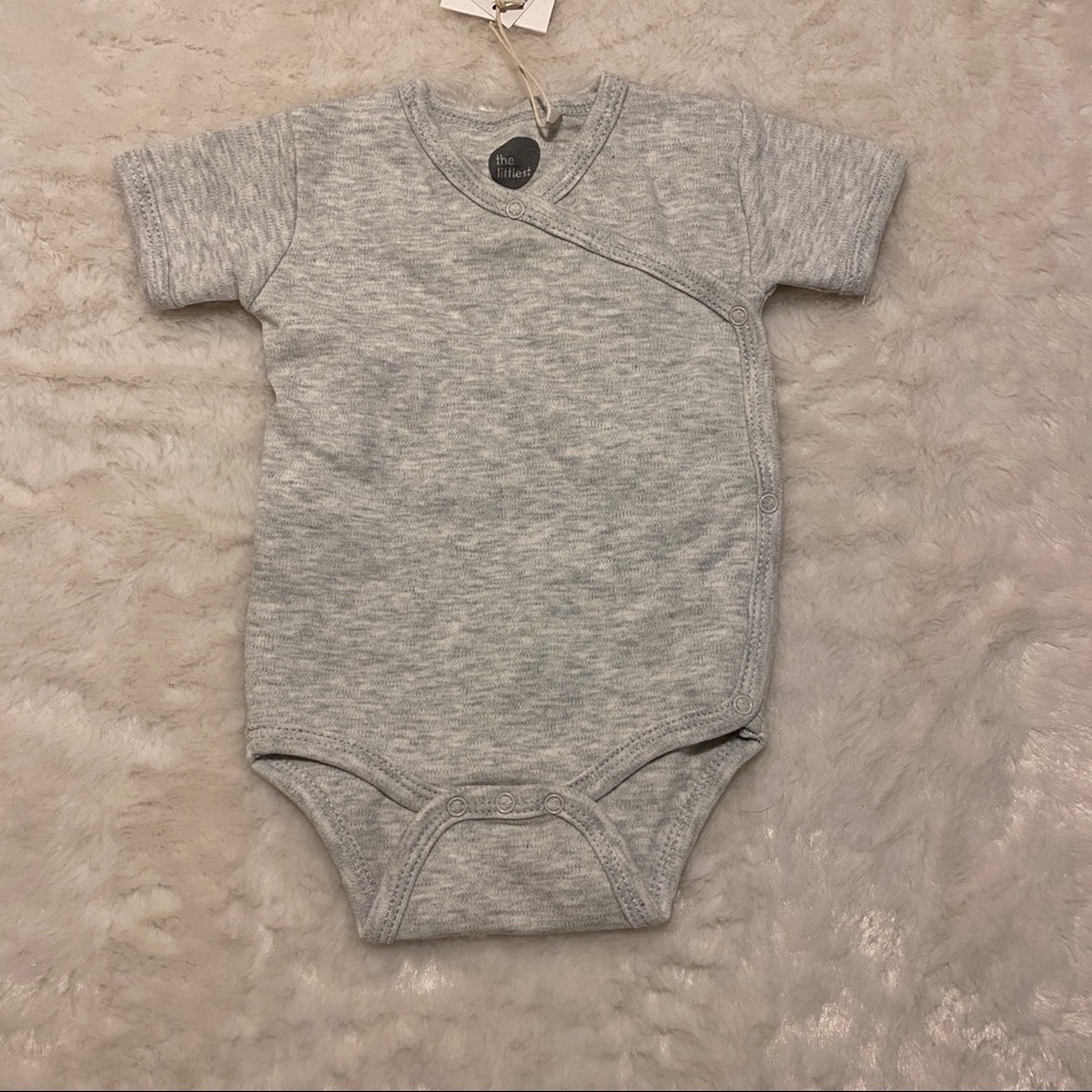 The Littlest 100% organic cotton bodysuit NWT
